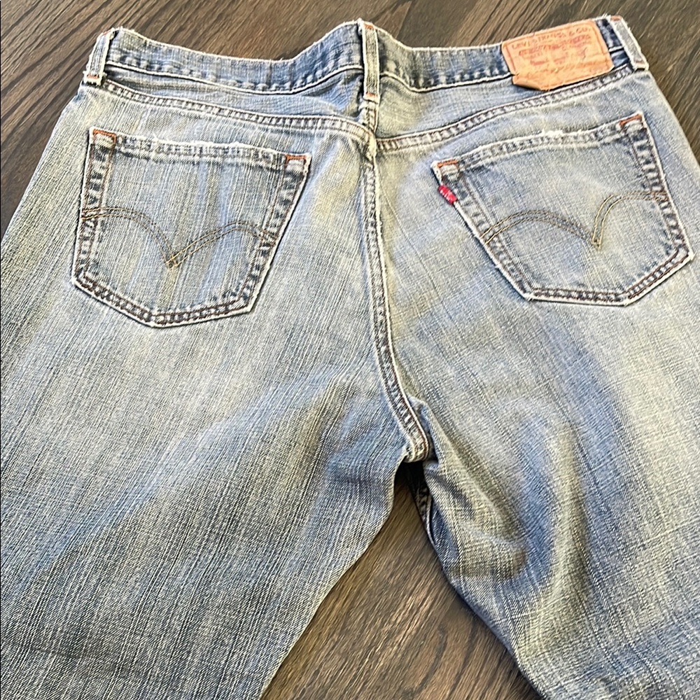 Levi's Relaxed Blue Jeans with Vintage Fading